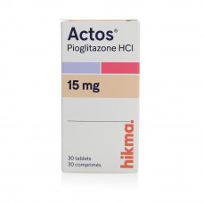 Actos 15mg Tablets Actos 15mg Tablets