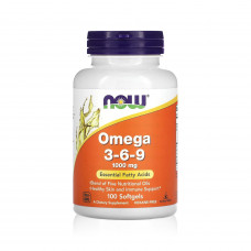 Now Omega 3-6-9 Softgels 1000mg