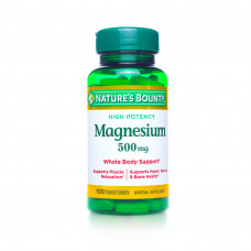 Natures Bounty Magnesium 500mg Tablets