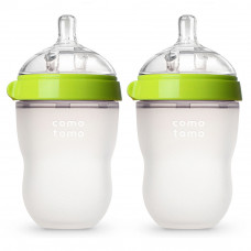 Como Tomo Baby Bottle 3+ M Green Double