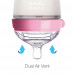 Como Tomo Baby Bottle Pink 3+ M Double