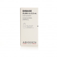 Dibase 25,000 iu/2.5 ml oral solution