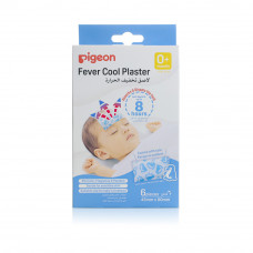 Pigeon Cool Fever Plasters for Babies with Sensitive Skin (0+ Months) (45x80mm), 6 Pieces