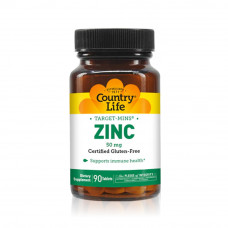 Country life zinc 50mg 90 tablets 