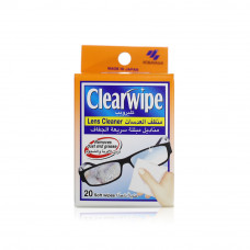 Clearwipe Lens Cleaner Wipes, 20 Pieces