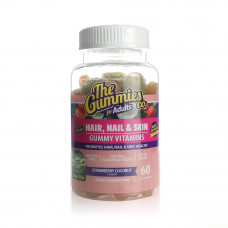 The gummies co. hair, nails & skin gummy vitamins for adults, pack of 60's