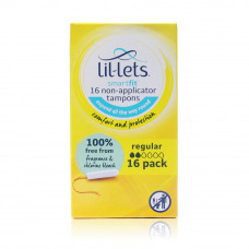 Lil-Lets Non Applicator Tampons Regular 16S (550)