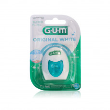 GUM Original White Waxed Dental Floss with Fluoride (30m), 1 Piece