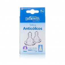 Dr Browns L4 Narrow Nipple Silicone 313-Intl 9M+