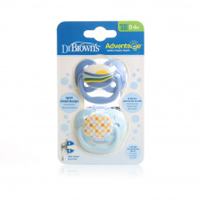 Dr Browns Pacifier 0-6M Blue Space