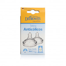 DR BROWNS L2 WIDE NIPPLE SILICONE 2201-INTL 3M+