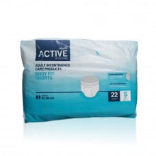 Active Hygiene Incontinence Body Fit Shorts, Small, 22 Pieces Active Hygiene Incontinence Body Fit Shorts, Small, 22 Pieces