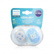 AVENT ULTRA AIR FREEFLOW SOOTHER DECO 6-18M(PA236)