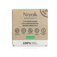 Niyok 3 In 1 Shower Bar Body+ Hair+ Face Early Spring 80Gm