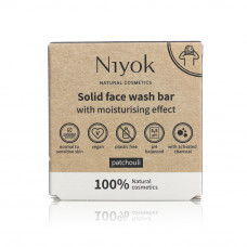 Niyok Face Wash Bar With Moisturising Effect Patchouli 80Gm