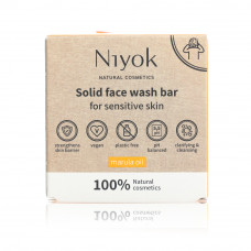 Niyok Face Wash Bar For Sensitive Skin Marula Oil 80Gm