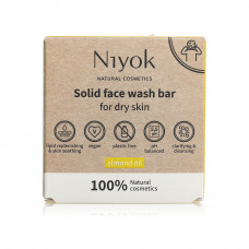 Niyok Face Wash Bar For Dry Skin Almond Oil 80Gm