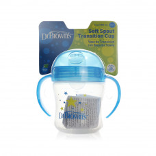 Dr Browns Soft-Spout Cup with Hand Blue Star (180 ml)