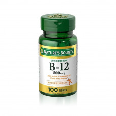 NB Vitamin B-12 Sublingual 500 Mcg 100 Tab