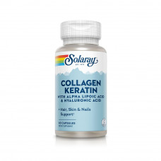 Solaray Collagen Keratin, Hair Skin Capsules, 60 Capsules Solaray Collagen Keratin, Hair Skin Capsules, 60 Capsules