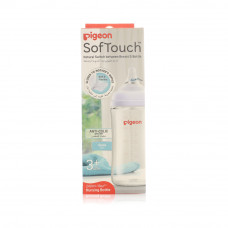 Pigeon Softtouch W-N Glass Bottle +3M 240Ml 81232