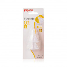Pigeon flexible nipple +0m (size s) 2 pieces blister pack