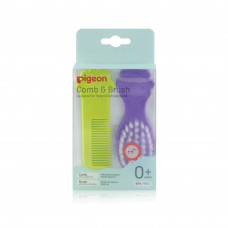 Pigeon comb & hair brush set +0m