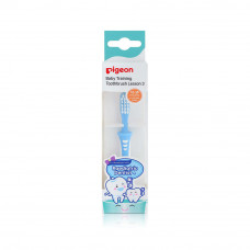 Pigeon baby training toothbrush l-3 blue