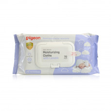 Pigeon moisturizing cloths baby wipes 70 sheets