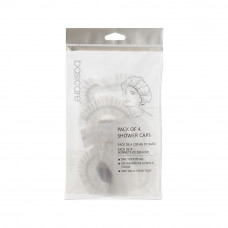 Basicare Shower Caps 4 Pieces