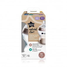 Tommee tippee natural start slow flow +0m plastic bottle 260ml