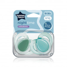 Tommee tippee nighttime soother 18-36m 2pc
