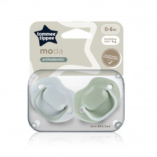 Tommee tippee moda soother 0-6m 2pc