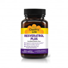 Country Life Resveratrol Plus 60Cap
