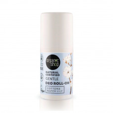 Organic Shop Gentle Deo Roll-On Cotton and Water Lily