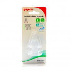 Pigeon S-Type Nipple Large 2Pcs Blister
