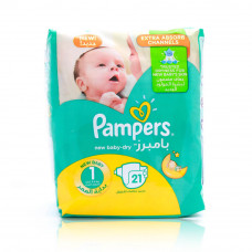 Pampers Baby Dry Size 1 Newborn 2-5kg