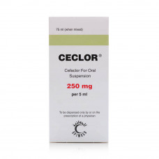 Ceclor 250mg Suspension Bottle