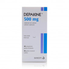Depakine 500mg Tablets Bottle