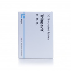 Trilagavit Vitamin B1 B6 B12 Film Coated Tablets, 30 Count