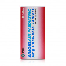 Singulair 4mg Paed/Chewable Tablets