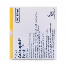 Actrapid Penfill 100 IU/ml 5x3ml