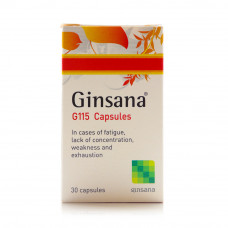 Ginsana g115 capsules – 30's