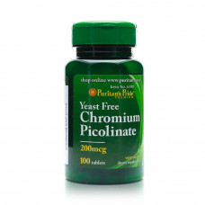 Puritan's Pride Chromium Picolinate 200mg Tablets