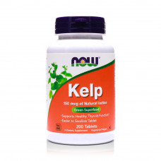 Now Kelp 150mcg Natural iodine Tablets