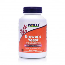 Now Brewers Yeast 10 Grain 650mg Tablets