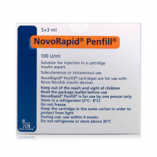Novorapid Penfill 100 IU 5x3ml