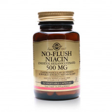 Solgar No-Flush Niacin 500mg Capsules