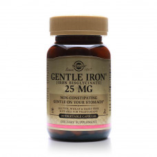 Solgar Gentle Iron 25mg Tablets