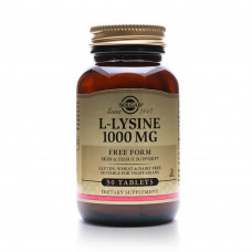 Solgar L-Lysine 1000mg Tablets